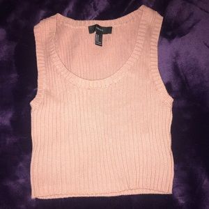 Forever21 cropped sweater top